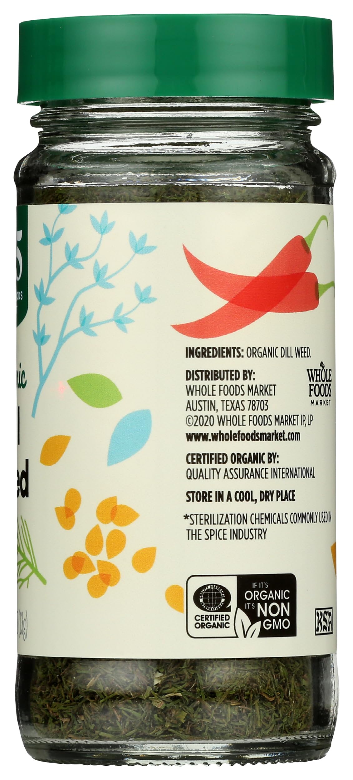365 by Whole Foods Market  Organic Dill   0.46 oz