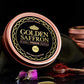 Golden Saffron  Finest Pure enhanced All Red Saffron Threads  Grade A+ Super Negin  Non-GMO Verified. For Tea  Paella  Rice  Desserts  Golden Milk and Risotto (50.0 Grams)