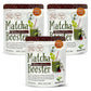 MAEDA-EN Matcha Booster Genmai Roasted Rice Green Tea Powder 240g 3 Pack Japanese Origin Resealable Pouch for Latte Smoothies an