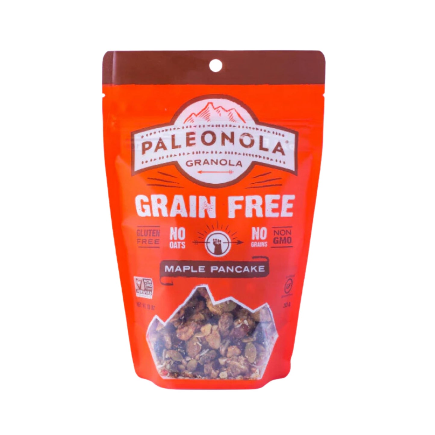 Paleonola - Grain Free Granola Maple Pancake Flavor - Non-GMO, Grain, Soy, Gluten, Dairy Free - Low Carb Protein Snack For A Hea
