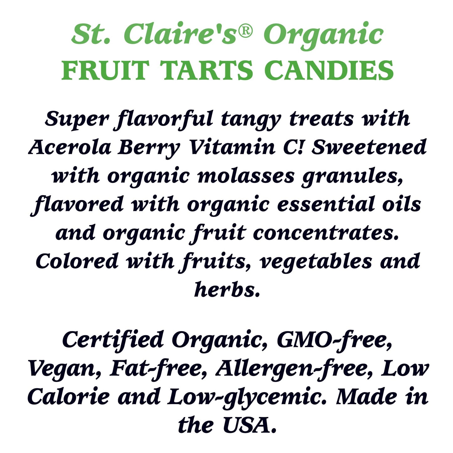 St. Claires Organic Fruit Tart Candies, (Sour Lemon, 1.5 Ounce Tin, Bundle of 3) | Gluten-Free, Vegan, GMO-Free, Plant-based, A