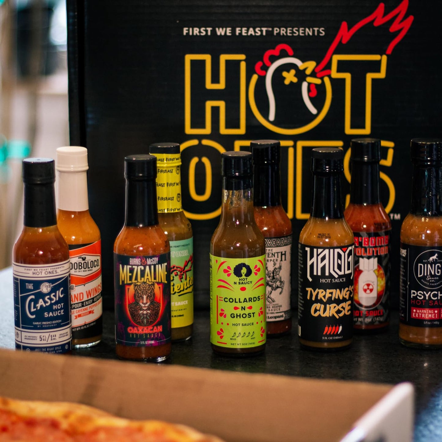 Hot Ones The Classic Garlic Fresno Edition Hot Sauce Made With Natural Ingredients & Bold Flavors From Fresno Chile Peppers & Ex