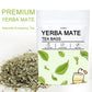 Yerba Mate Tea Bag, 50 Teabags, Unsmoked Yerba Mate, 100% Natural Cultivated From Argentina - Rich In Antioxidants And Plant Nut