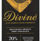 DIVINE CHOCOLATE Chocolate, 70% Deliciously Rich Dark Chocolate, 3 Oz