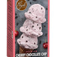 Triple Scoop Ice Cream Mix - Cherry Chocolate Chip Flavor, Non-GMO, No Artificial Colors or Flavors, Ready in Under 30 Mins