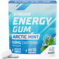 GYMGUM Energy Caffeine Gum | 50mg Caffeine | Sugar-Free  Keto-Friendly |  Energy & Focus Gum with Guarana & L-Theanine (40 Count  Arctic Mint)