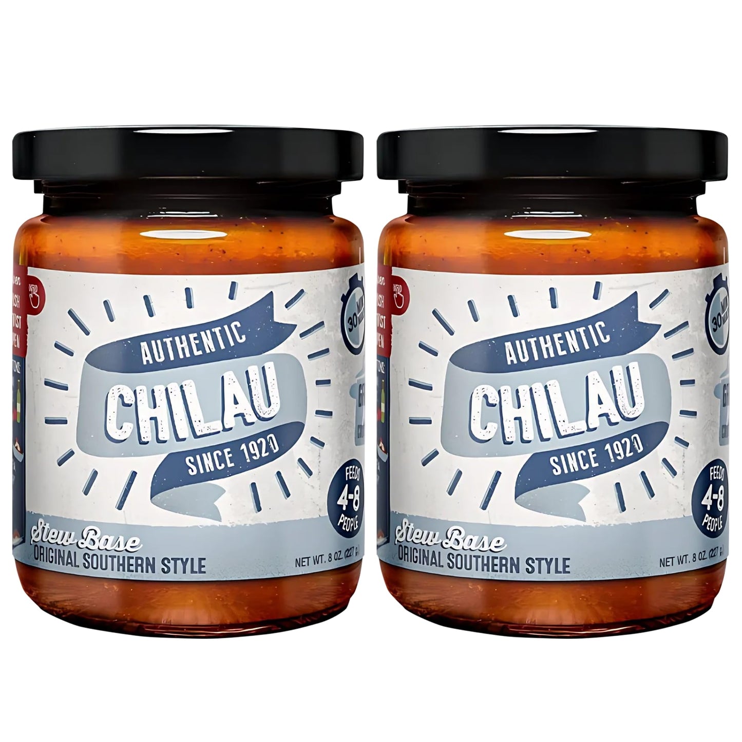 Chilau Stew Base - Original Southern Style (2 Pack, 8oz) Authentic Cuban Flavor for Crab Enchilau and More | Sauce for Chicken, 