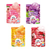 COKOC Peelable Gummy Variety Pack - 4 Individual Packs in Mango, Grape, White Peach & Lychee Flavors Candy Treats
