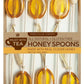 Melville Candy All Natural Honey Spoon Gift Set – Spoons & Lollipops on Wooden Ball Sticks – Gluten-Free, Made in USA Stirrers for Tea, Coffee, & Hot Beverages - Individually Wrapped (6-count, Clover Honey)