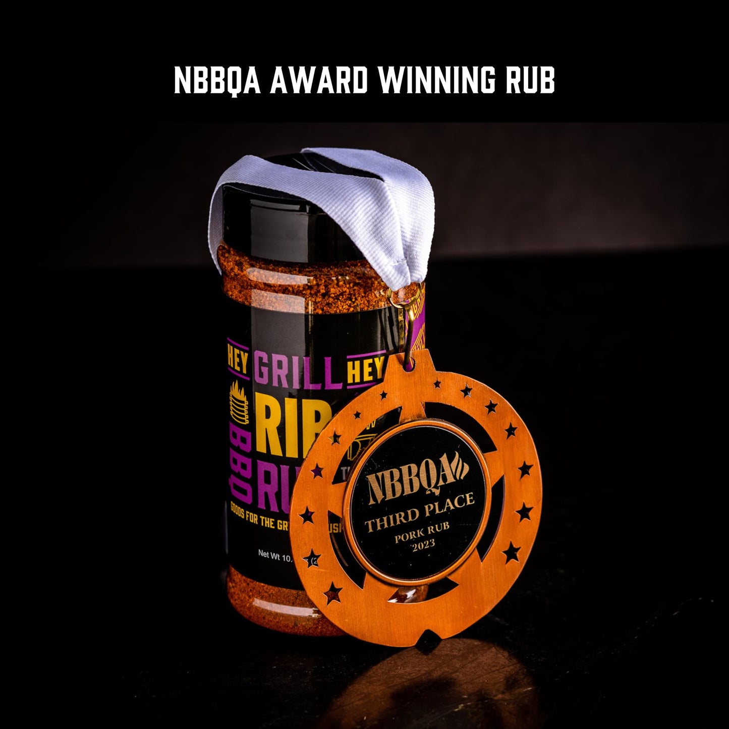 Hey Grill Hey | Rib Rub | Bbq Rub | Rib Seasoning | Beef & Pork Seasoning | Bbq Chicken And More | Nbbqa Award Winning Barbeque