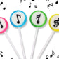 Music Candy Lollipops - 24 Suckers Bulk Individually Wrapped - Music Themed Gifts - Tik Tok Candy - Music Party Favors - Classro