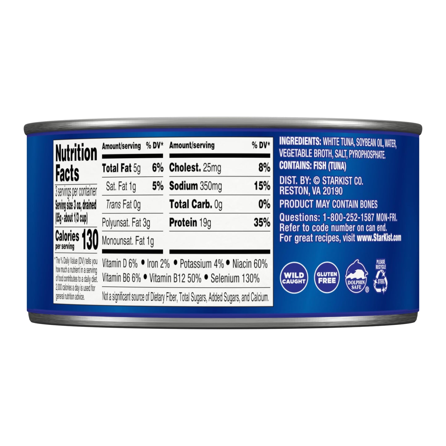StarKist Solid White Albacore in Oil - 12 oz Can ( Pack of 12)