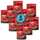 Louisville Vegan Jerky Pepperoni Pizza – Gluten-Free High Protein Snack, 10-Pack, 3 oz Each