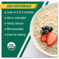 Coach'S Oats Organic Whole Grain Oatmeal 3 Lbs | Cracked N Toasted Oats | Quick-Cooking, Steel Cut Texture | Heart-Healthy, Deli