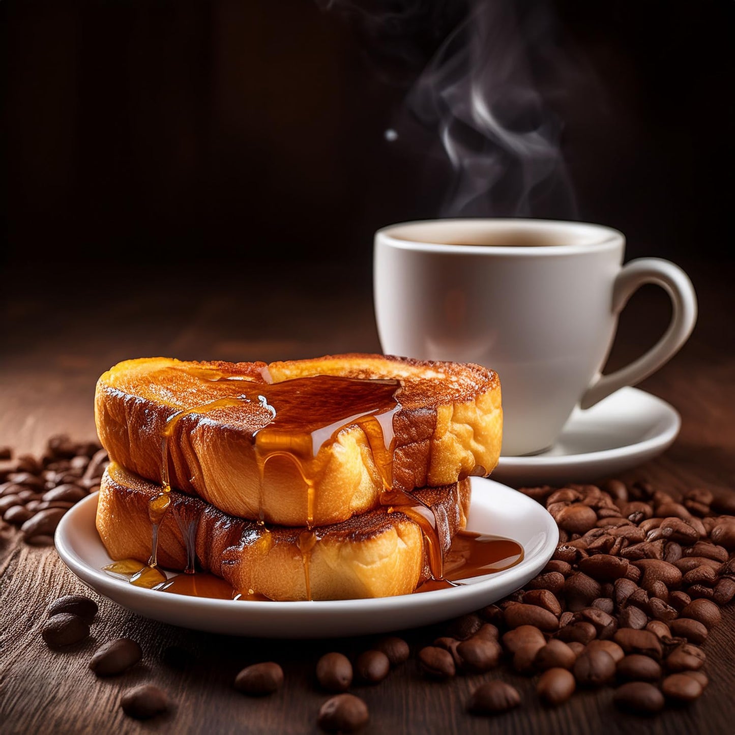 Fresh Roasted Coffee French Toast Flavored Whole Bean Medium Roast 5lb