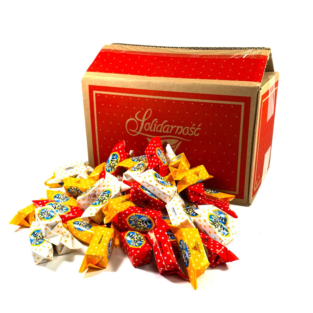Korovka Soft Toffee, Classic Polish Milk Fudge Loose Candies 3 Kg | 6.6 Lb