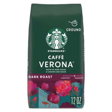 Starbucks Ground Coffee, Dark Roast Coffee, Caff Verona, 100% Arabica, 1 Bag (12 Oz)