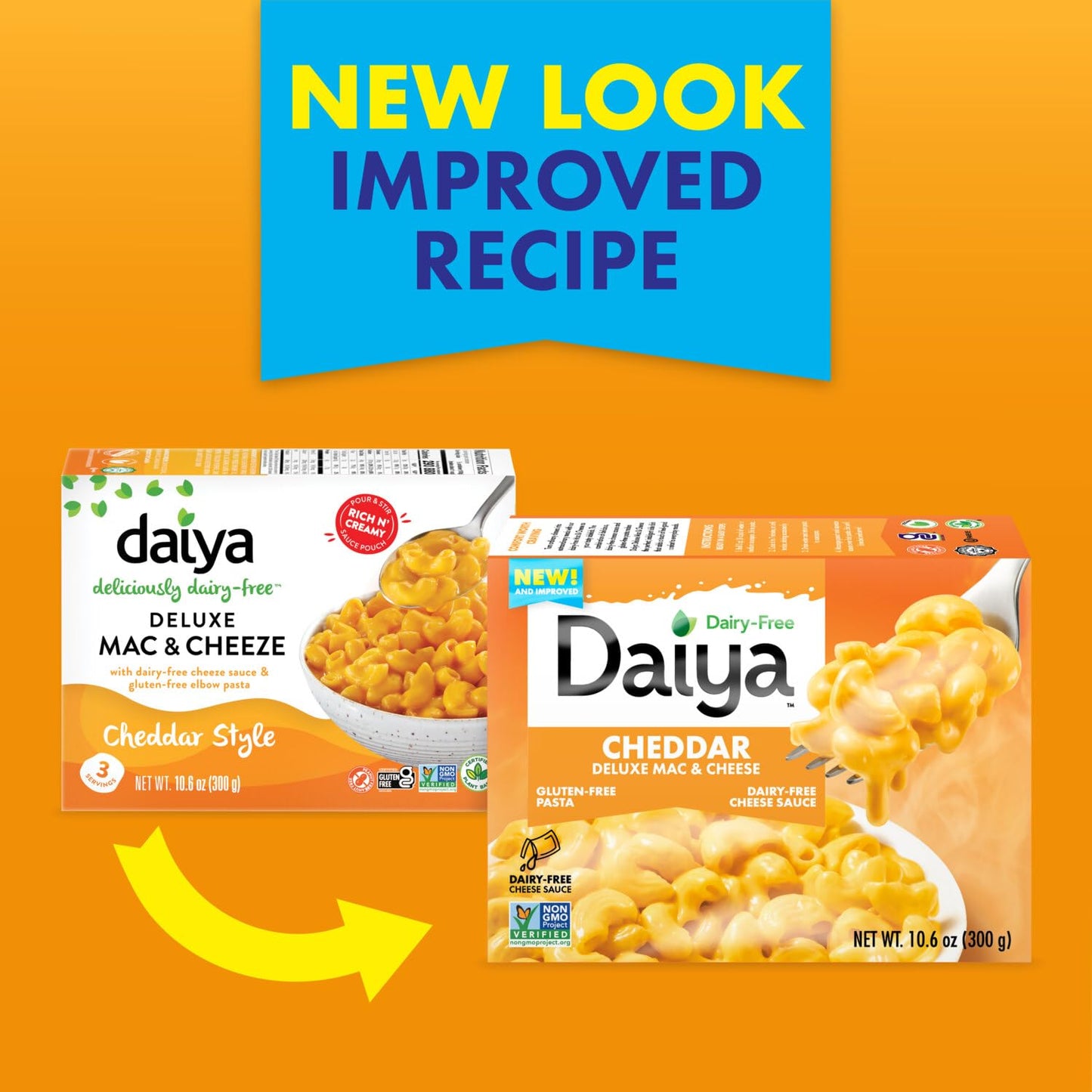 Daiya Dairy Free Gluten Free Cheddar Style Vegan Mac And Cheese, 10.6 Ounce (Pack Of 8)