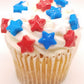 Ncs Red, White, And Blue Stars Edible Candy Sprinkles, 8 Ounces - Great For Cupcakes, Cookies, Cakes, Cakes Pops, Donuts