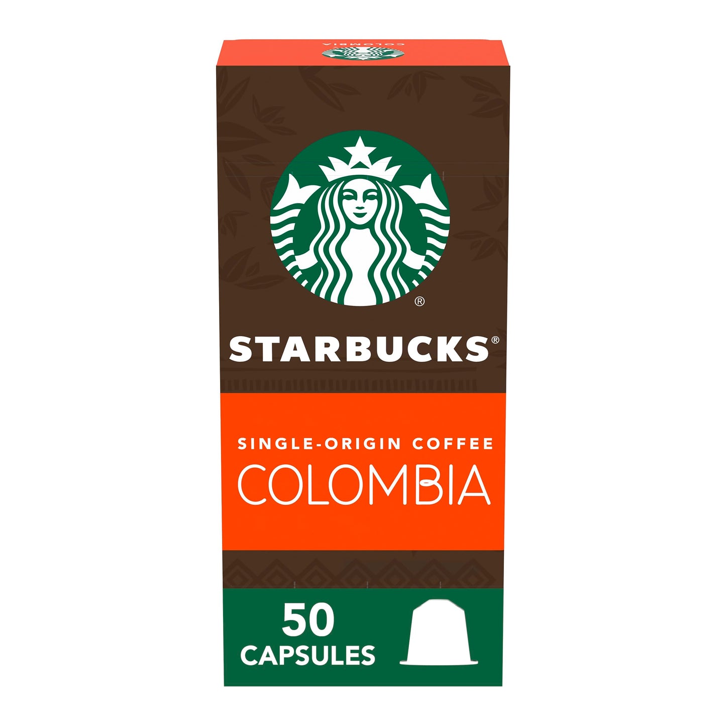 Starbucks Single - Origin Coffee Colombia by Nespresso, 2.01 oz  57 g, 5 Pack