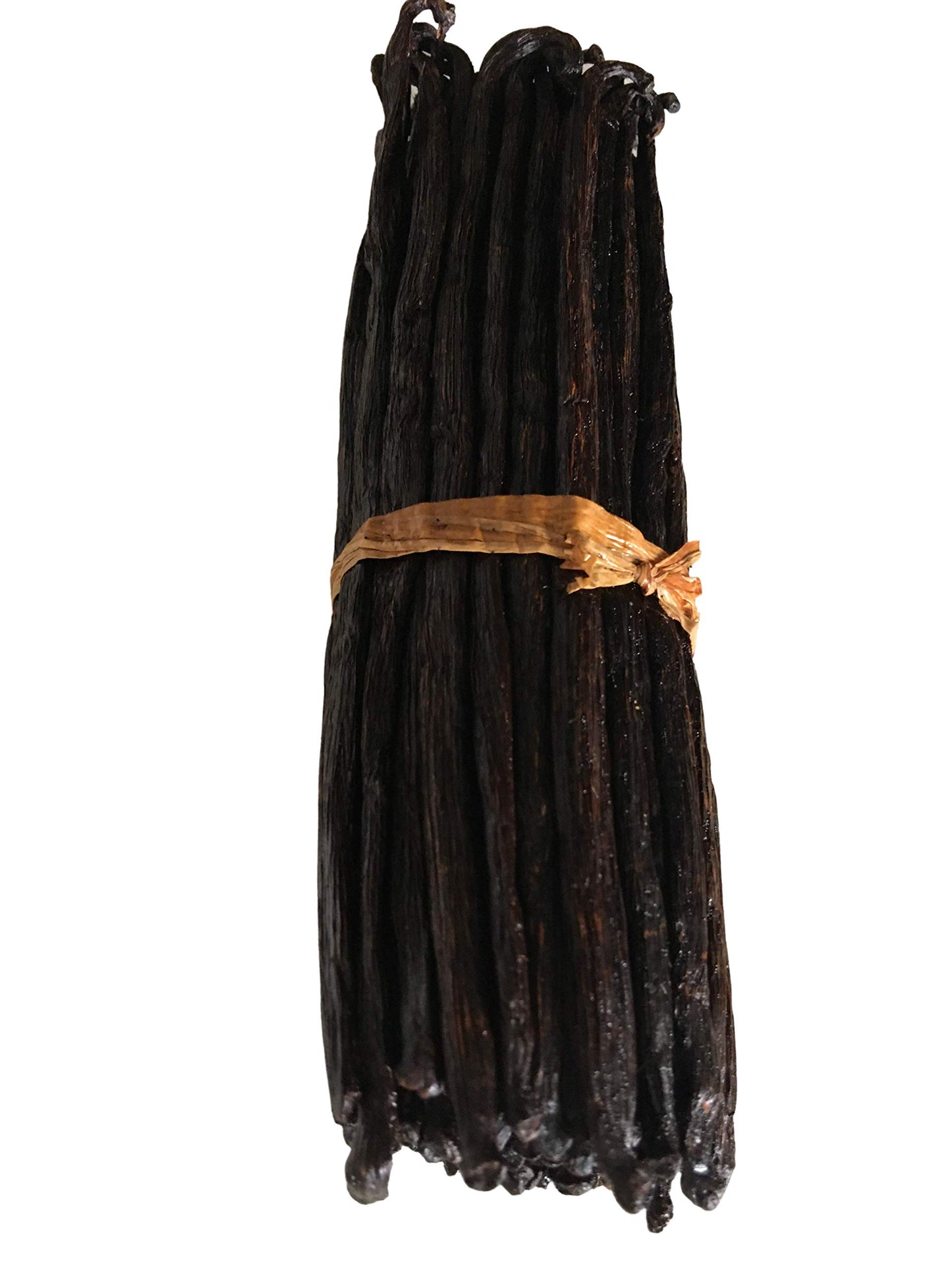 FITNCLEAN VANILLA Organic Madagascar Vanilla Beans Grade B, 10 Count, 5.5-7 Non-GMO Bourbon Pods for Extract and Cooking