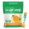 Letz Go! Energy Drink Mix, Sugar Free, Electrolytes, Vitamins C + D, 15 Pack, Orange Citrus, 0.09 Ounce Each