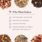 Plum Deluxe Citrus Mint Green Tea Loose Leaf Blend, 3 oz, Low Caffeine, Handcrafted in USA