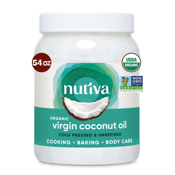 Nutiva Organic, Unrefined, Virgin Coconut Oil, 54-Ounce