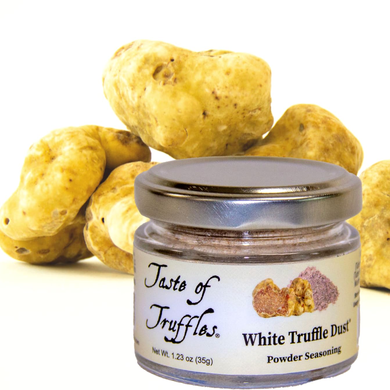 TASTE OF TRUFFLES Truffle Dust® Seasoning, Truffle & Mushrooms Powder, Vegan, 1.23 oz