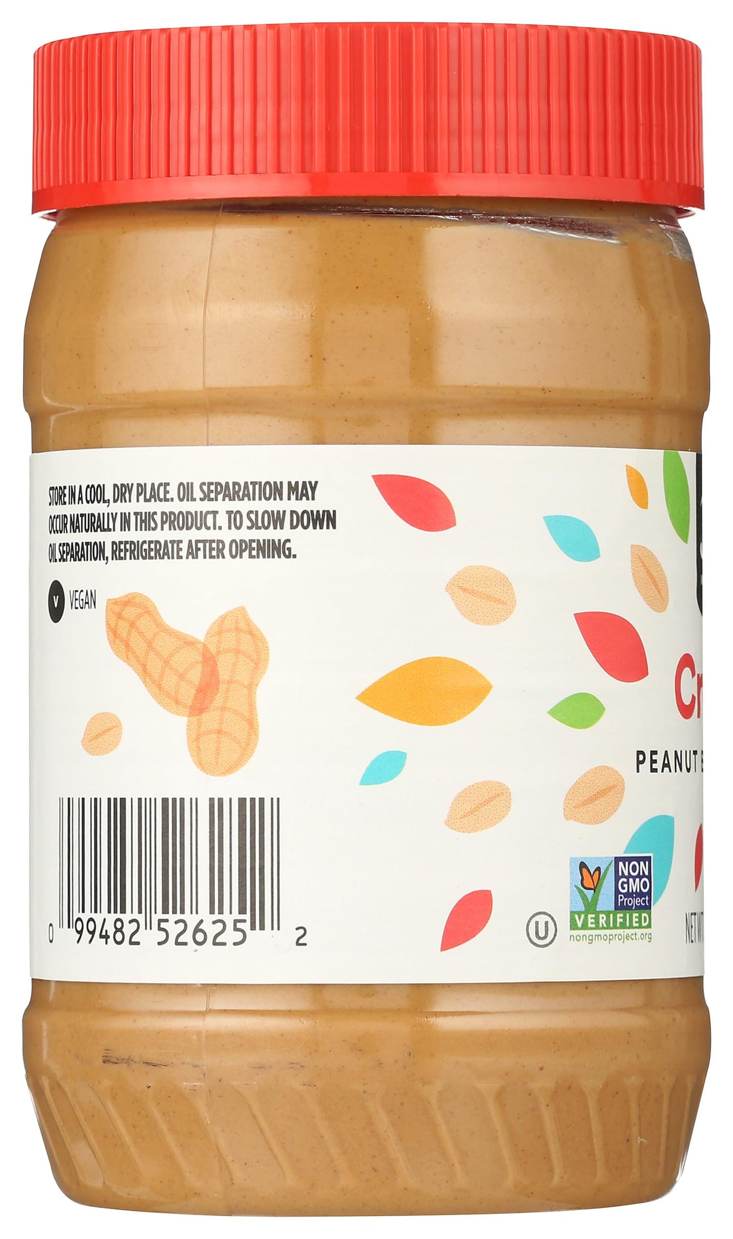 365 by Whole Foods Market, Creamy Peanut Butter Spread, No Stir, 16 Ounce