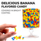 Bulk Candy - Hard Candy for Kids - 2 Lb Fruit Shape Candy - Party Favor Candy - Colorful Candy for Vending - Assorted Candy for