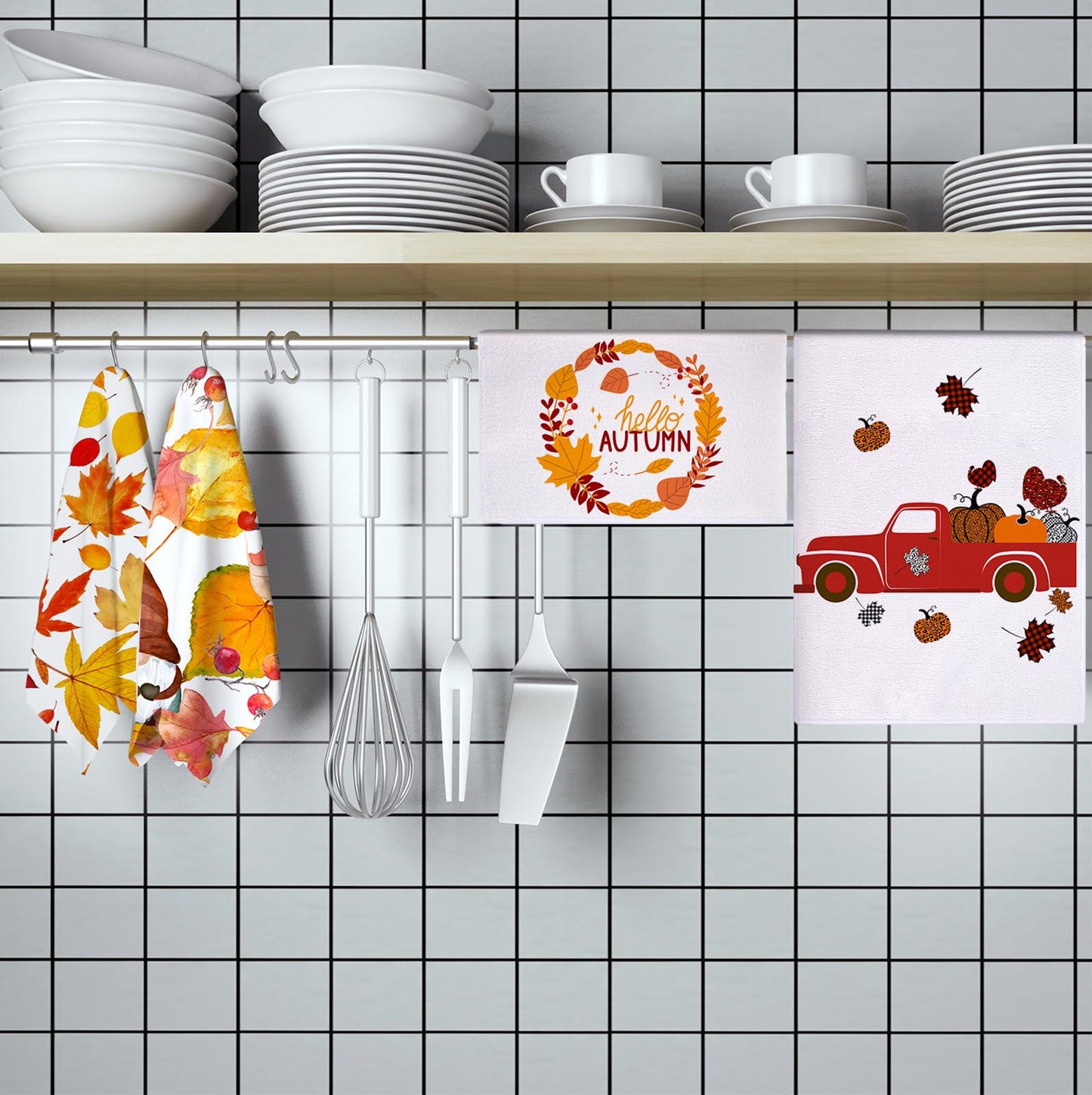 Sublimation Blank Towels, Diy Microfiber Kitchen Towels,Modern Multi Purpose Dish Towels For Kitchen Cleaning, 15.7 X 23.6 Inch,