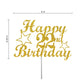 22 Birthday Cake Topper Gold Glitter, Party Decoration Ideas, Premium Quality, Sturdy Doubled Sided Glitter, Acrylic Stick. Made