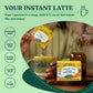 Four Sigmatic Golden Latte Mix with Turkey Tail, Turmeric & Coconut Milk, 10 Count, Decaf, Dairy-Free