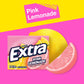 Extra Gum Pink Lemonade - Sugar-Free Chewing Gum, 15 Sticks per Pack, Bulk Box of 10 Packs, Total 150 Sticks