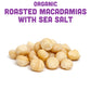 Mavuno Harvest Organic Roasted Macadamia Nuts, Sea Salt, Vegan, 4 Ounce (Pack of 6)
