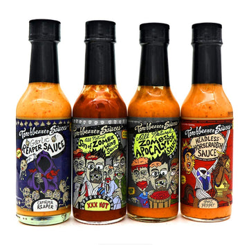 Torchbearer 4 Pack- Garlic Reaper, Son Of Zombie, Zombie Apocalypse, Headless Horseradish