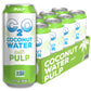 C2O - Coconut Water with Pulp (8 Pack) - Made with Fresh Coconut Water, 100% Fruit Juice - Plant Based, Non GMO, Canned Water - 