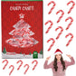 Fruidles Christmas Mini Candy Canes 100 Pack Peppermint Flavor, Individually Wrapped, 2  Inch,