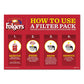 Folgers Black Silk Dark Roast Ground Coffee, 40- 1.4 Ounce Filter Packs
