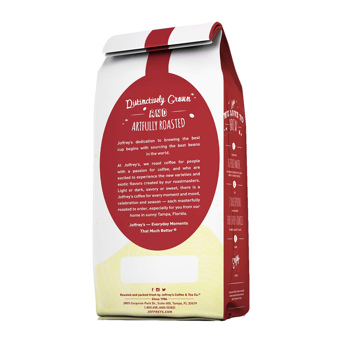 Joffreys Coffee Caramel Mudslide Artisan Medium Roast Coffee Beans 16 oz Ground Gluten-Free No Sugar