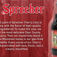 Sprecher Cherry Cola, Great Tasting, Handcrafted, Fire Brewed Gourmet Craft Soda, 16oz Glass Bottle 12 Pack