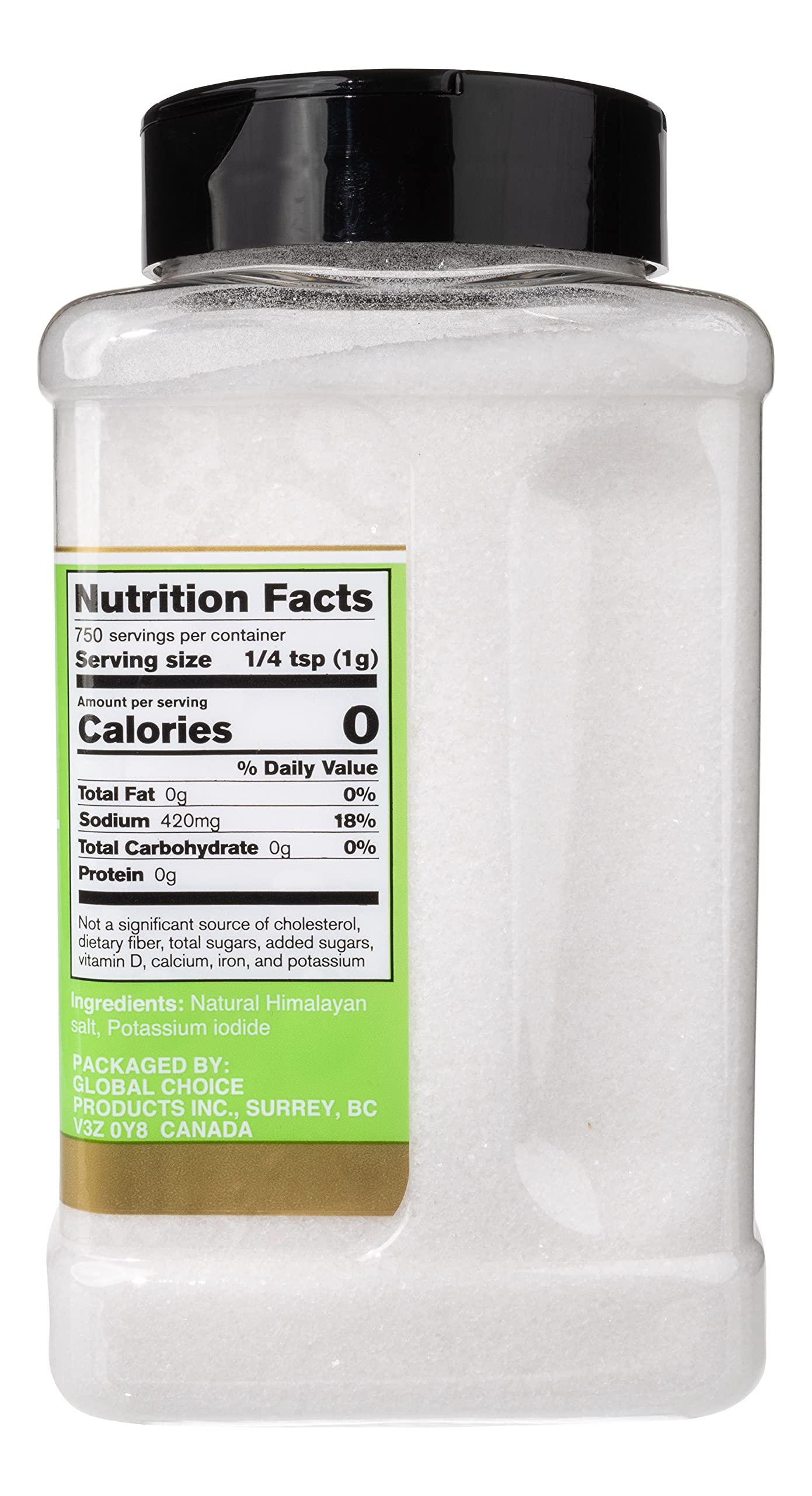 Sundhed Natural White Rock Salt (Fine) in Refill | 750 Grams (26.45 oz) | Gourmet Seasoning Salt | Real and Natural Iodized Tabl