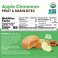 Olyra Organic Soft Baked Fruit Bars - Apple Cinnamon - High Fiber Snack - Pack of 12 - Brown
