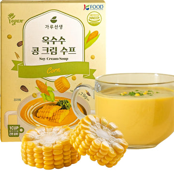 K FOOD KOREAN FOOD Corn Soy Cream Soup 1.41oz(40g)*3packs Ready-to-Eat Breakfast