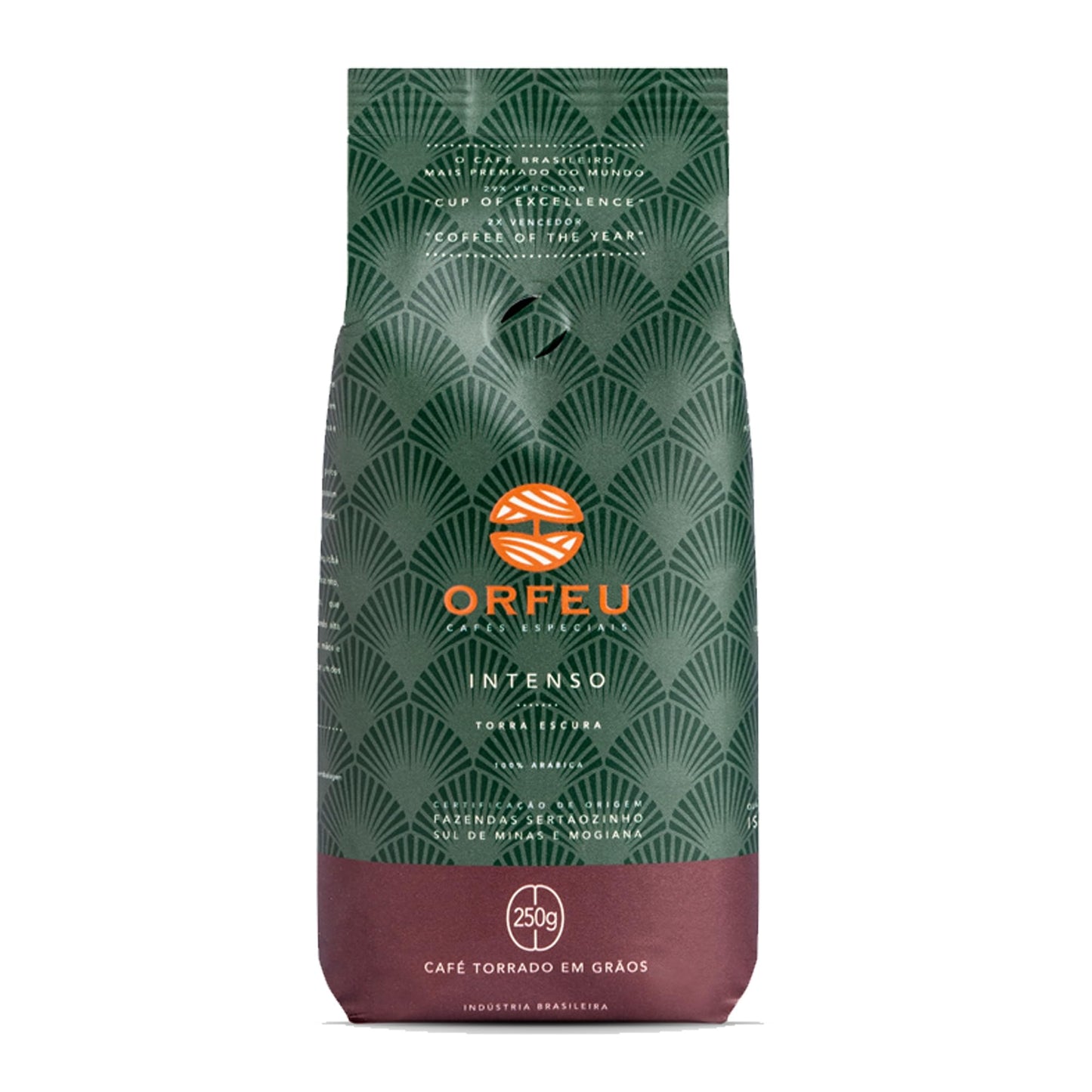 ORFEU Special Coffee Intense 100% Arabica Dark Roast, Low Acidity, 250g (8.8oz)