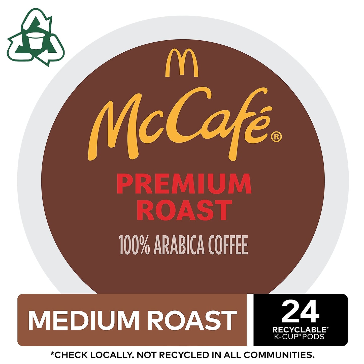 Mccafe Premium Roast K-Cup, 24/Bx