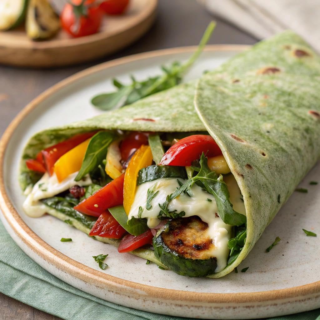 Mission Garden Spinach Herb Wraps, Soft Veggie Wraps, 6 Count, Trans Fat Free