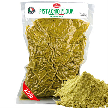 GUSTO ETNA Pistachio Flour, Sicilian Fine Chopped Pistachio Flour, Ground Pistachios, Pistachio Powder, Gluten Free Flour, Non G