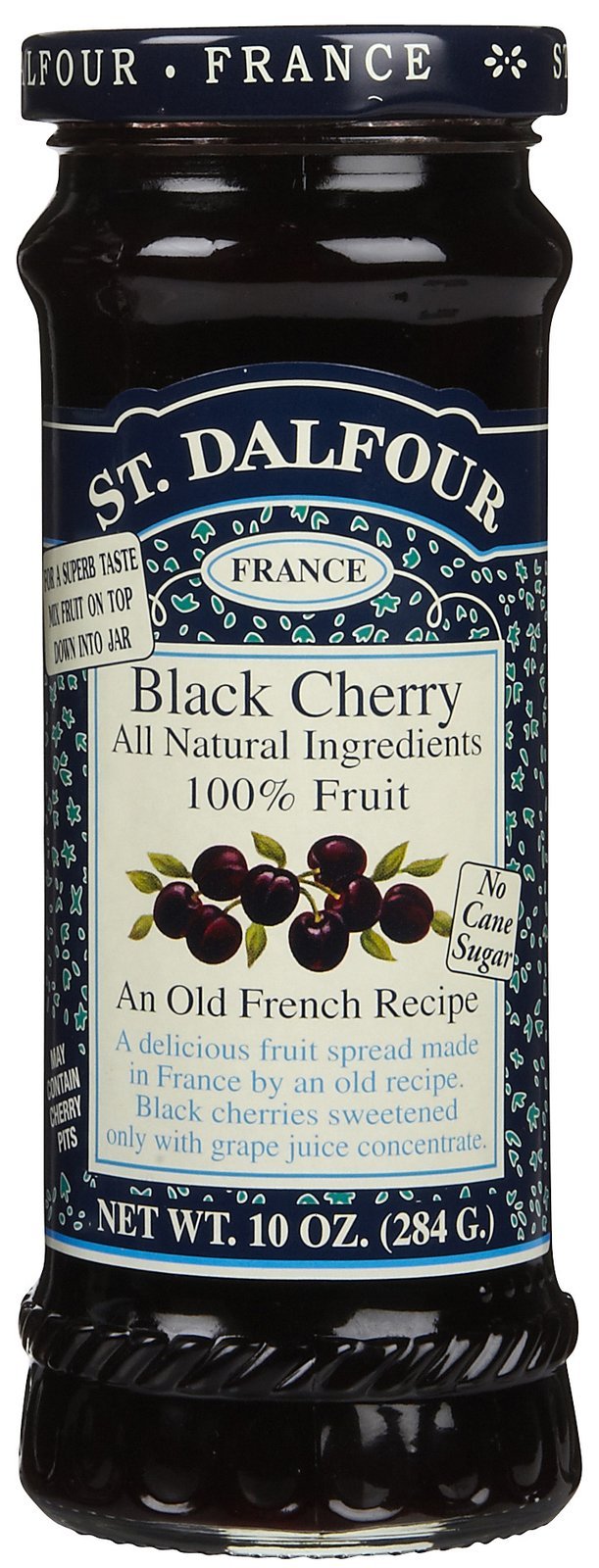 St Dalfour Black Currant 100% Fruit Conserve ( 6x10 OZ)